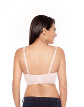 Pastel Power Wired Gentle Push Up Bra | Demi Wired Pushup Padded Push Up Bra For Women